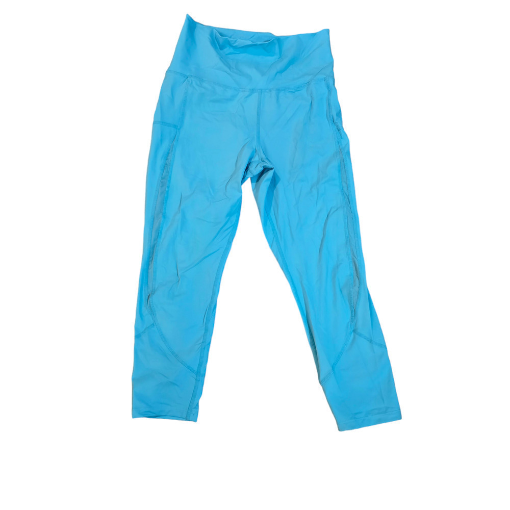 Zyia active cropped leggings blue size 2
